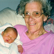 Ma and Kevin soon after Kevin was born Dec 1999
